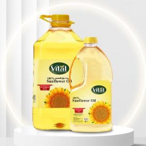 100% pure Sunflower oil, 6 x 1.5 Liter