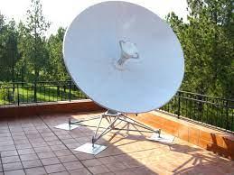 Suman SM-T2.4RC 2.4 M C-Band linear pol. two-port Tx/Rx Antenna