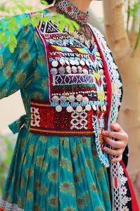 Afghani Banarasi Dress
