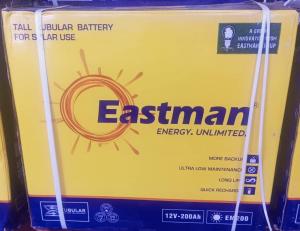 Eastman Tall Tubular Conventional Battery 200Ah 12V